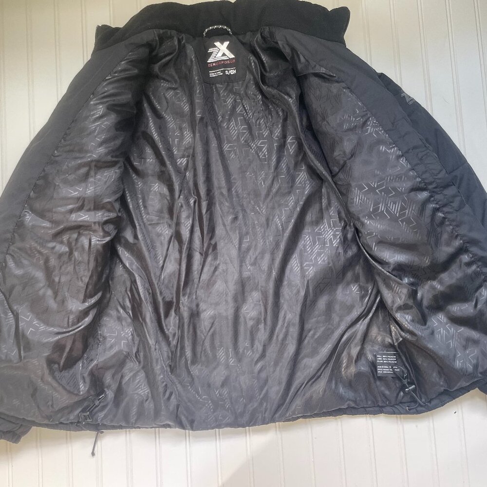 Black lined jacket - Picture 3 of 11
